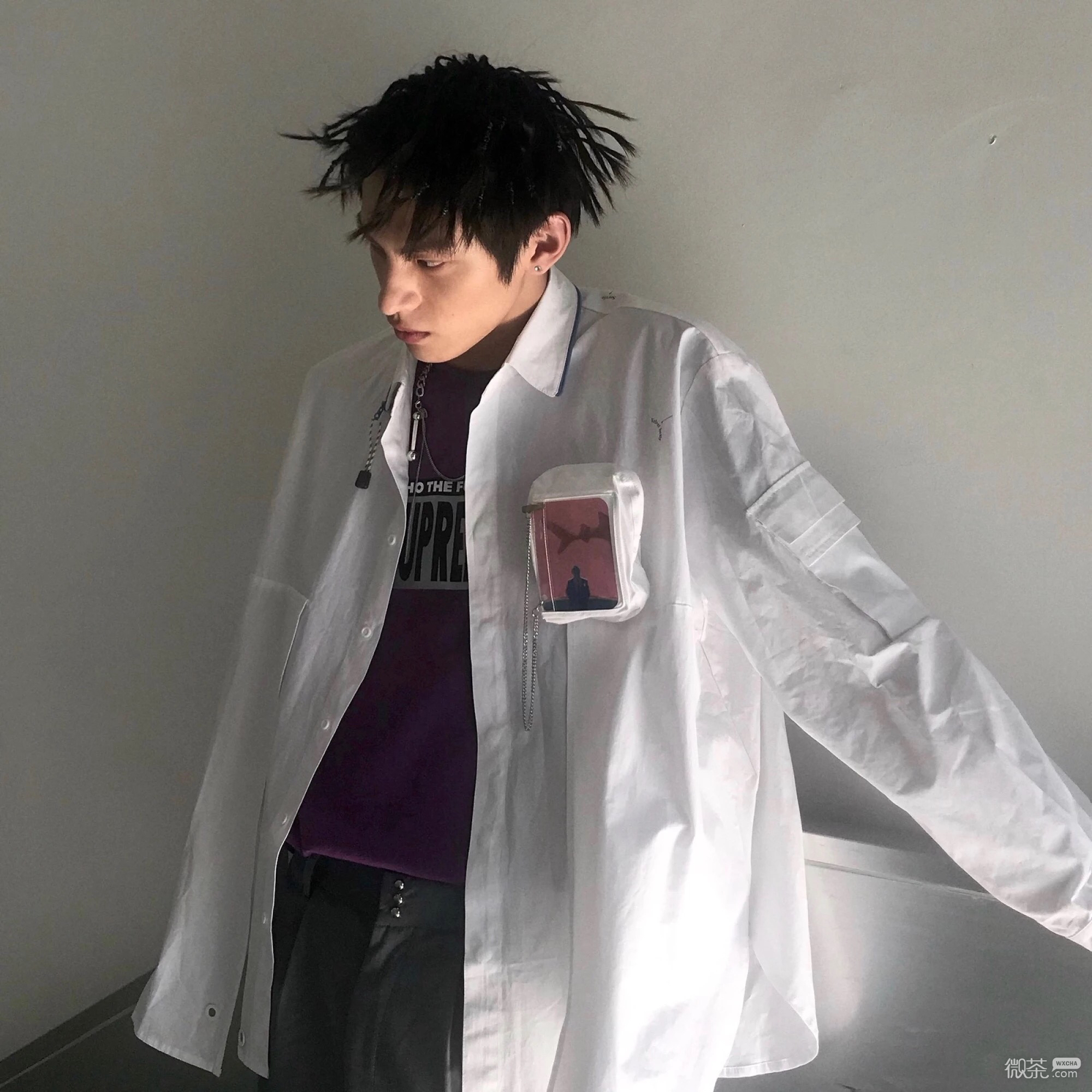 微信清新性感男头