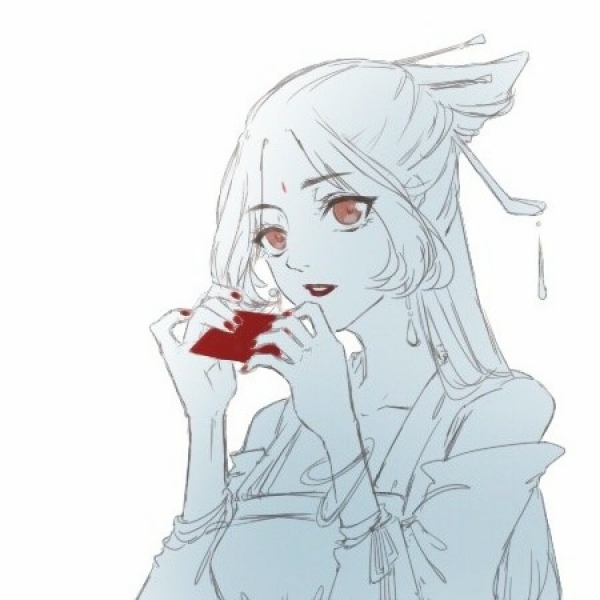 高清伤感风格的微信二次元古风女生头像下载