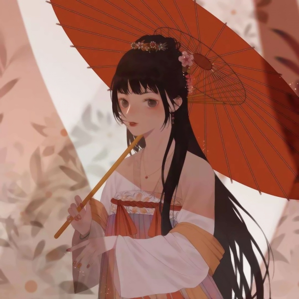 高清伤感风格的微信二次元古风女生头像下载