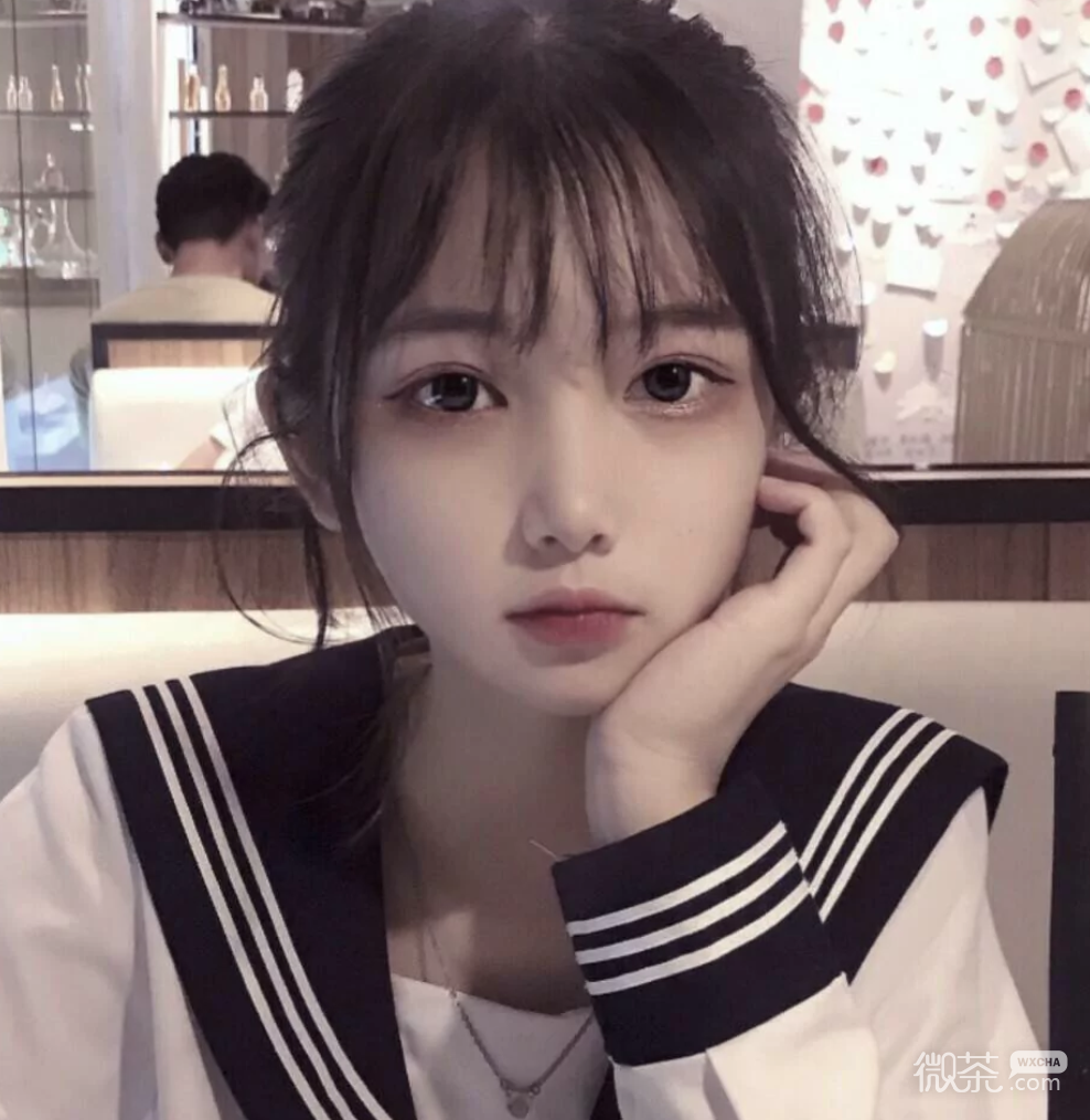 简洁个性微信女头