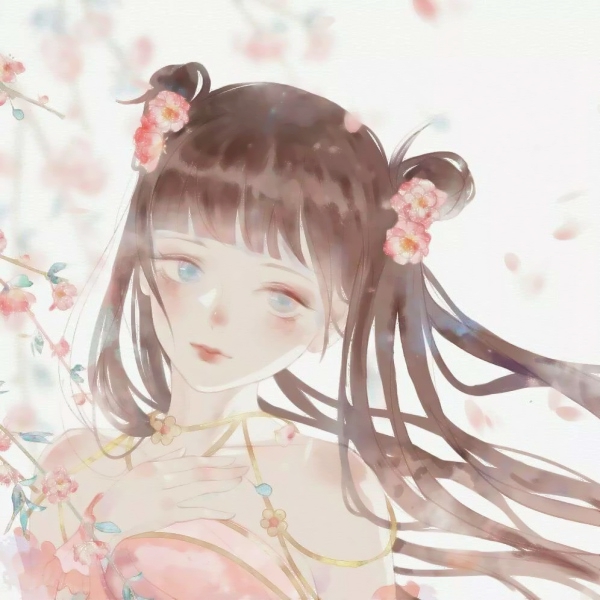 高清伤感风格的微信二次元古风女生头像下载