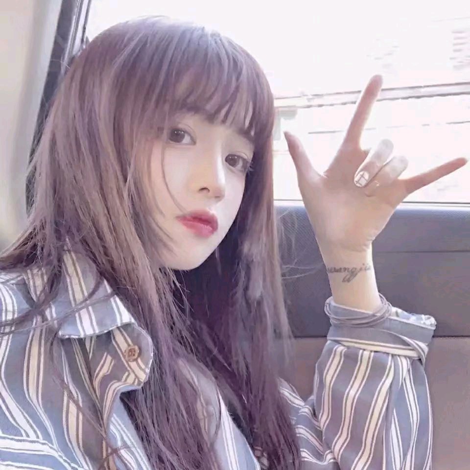 微信清新漂亮时尚迷人性感女头