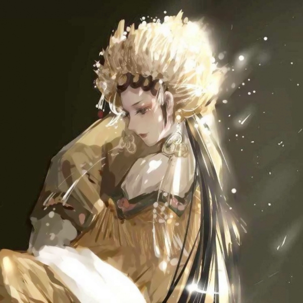 高清伤感风格的微信二次元古风女生头像下载