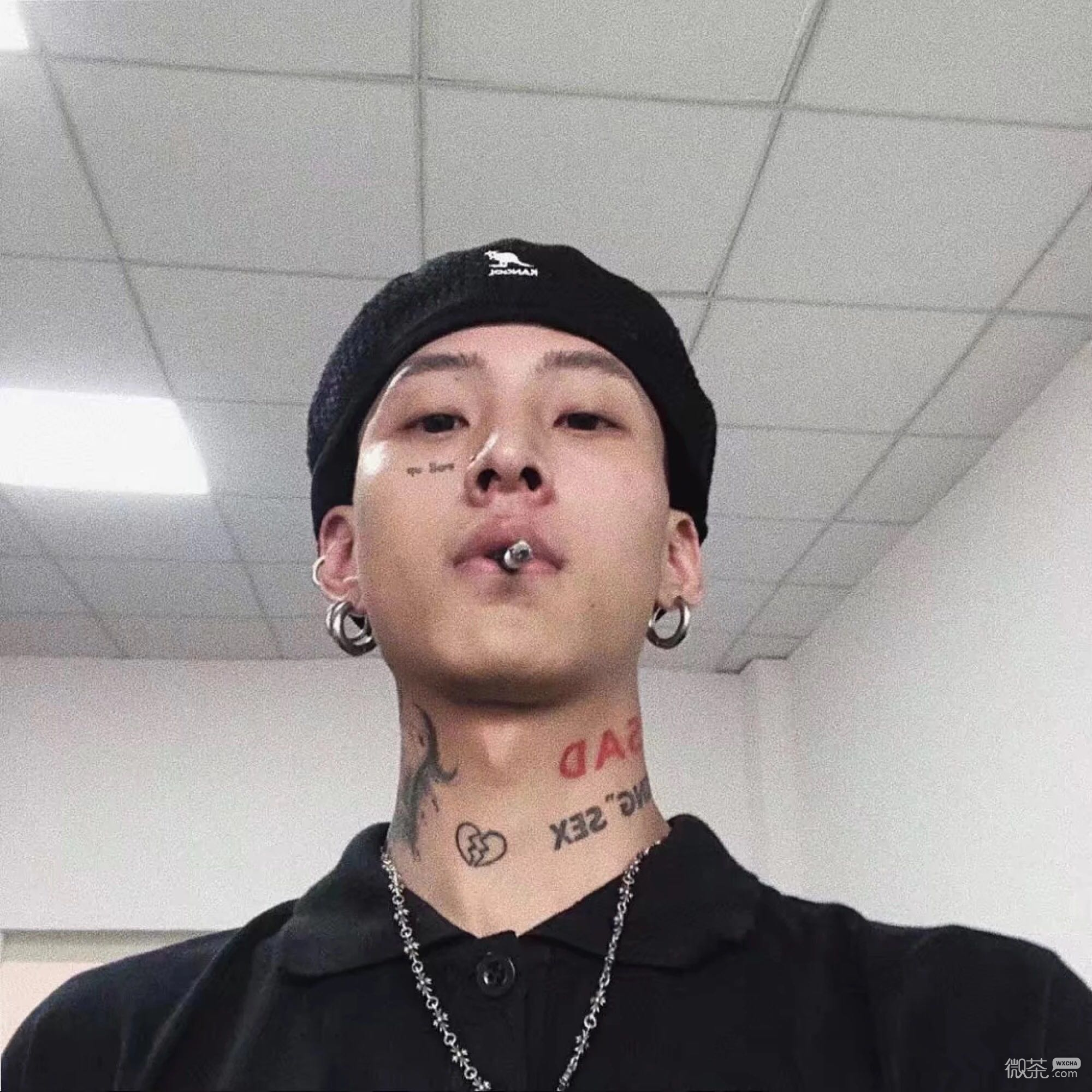 微信清新性感男头