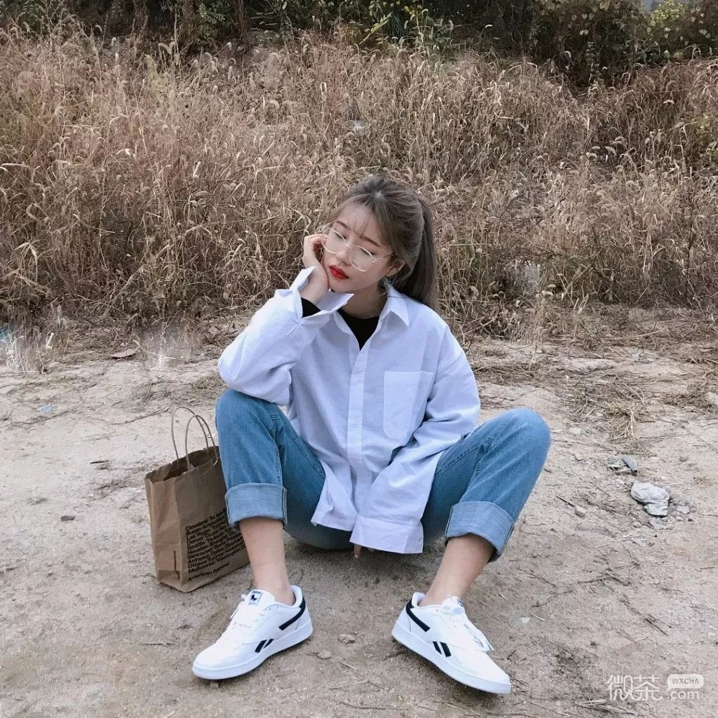 微信时尚清新漂亮女头