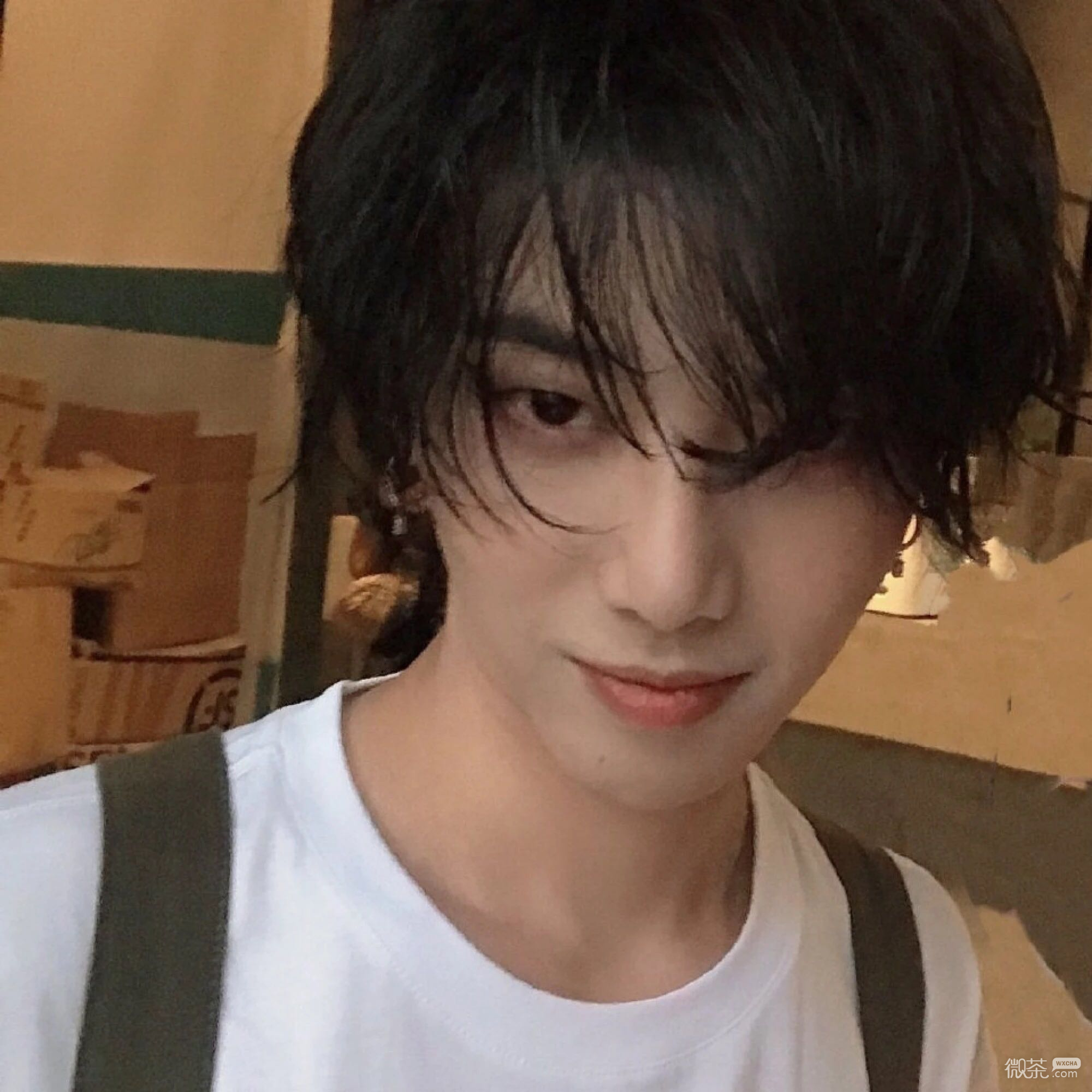 微信清新性感男头