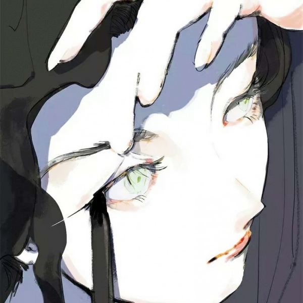 高清伤感风格的微信二次元古风女生头像下载