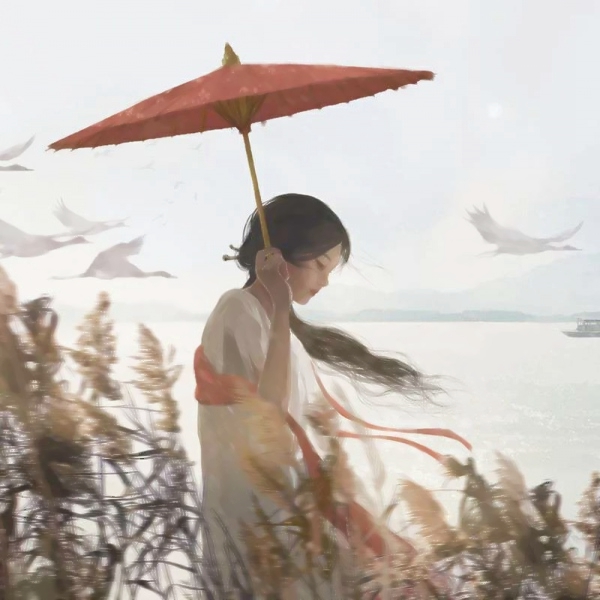 高清伤感风格的微信二次元古风女生头像下载