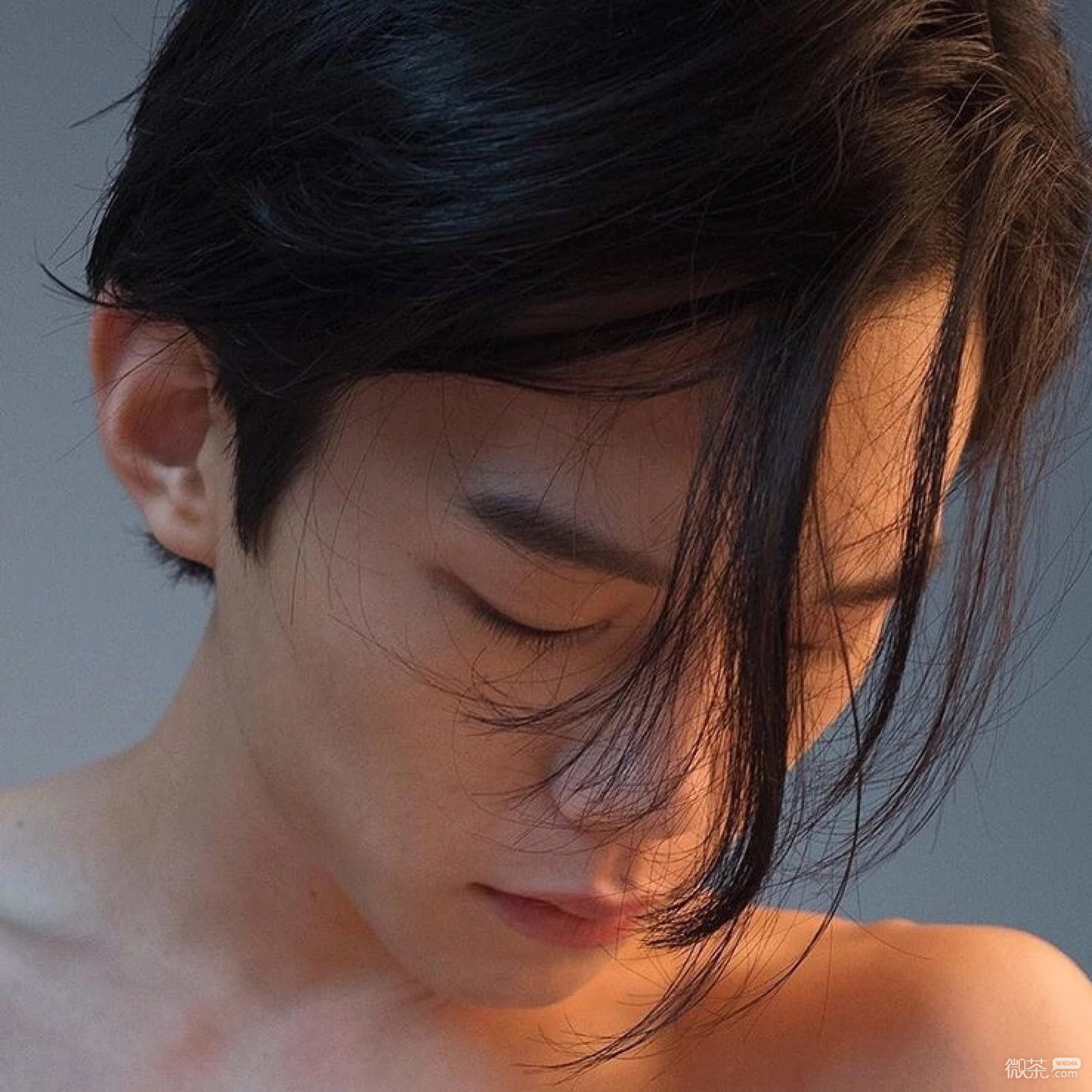 微信清新性感男头