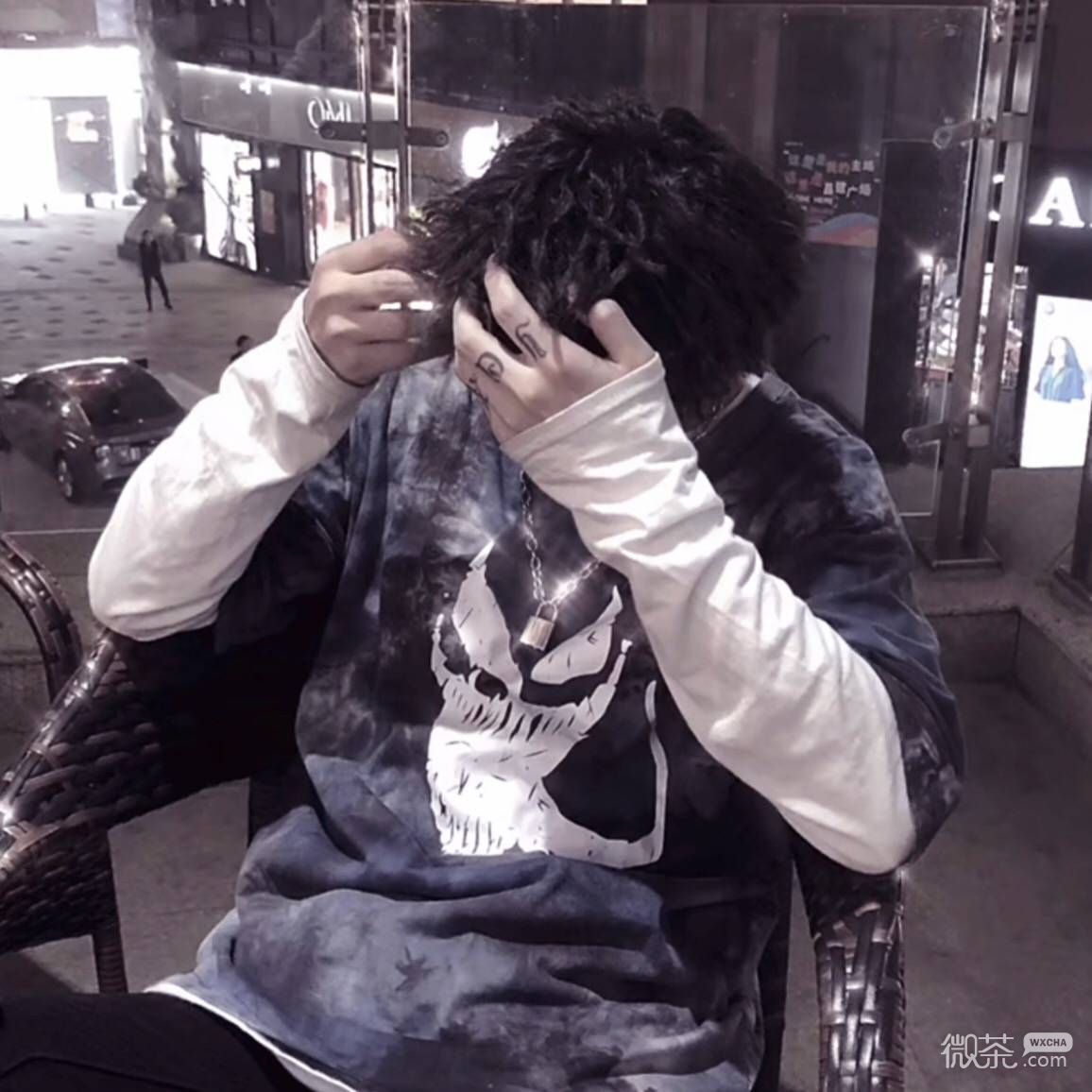 微信性感非主流帅气男头