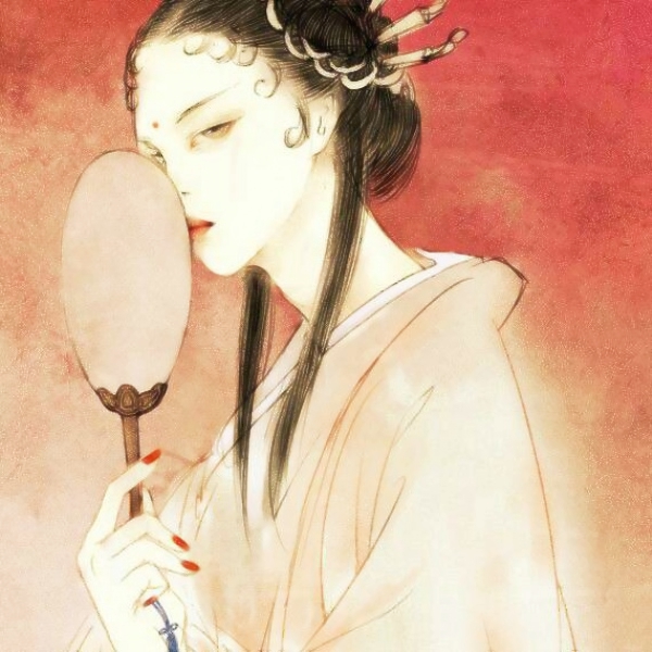 高清伤感风格的微信二次元古风女生头像下载