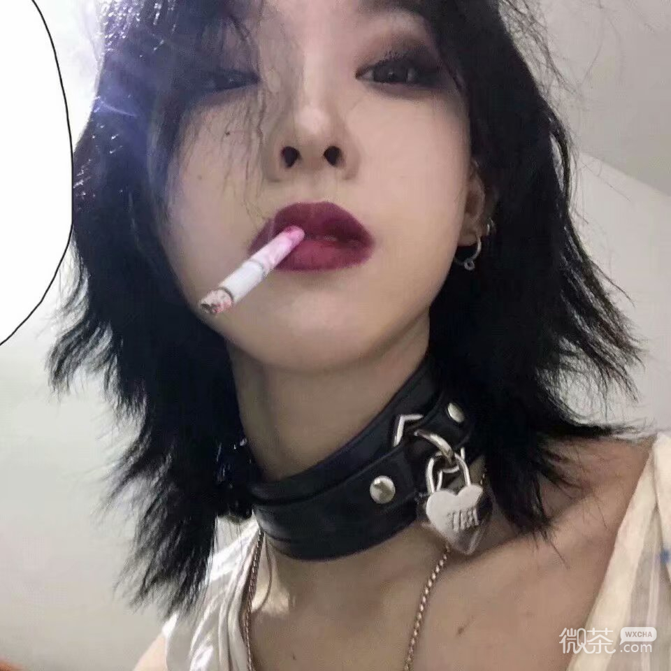 微信高颜值洒脱女头