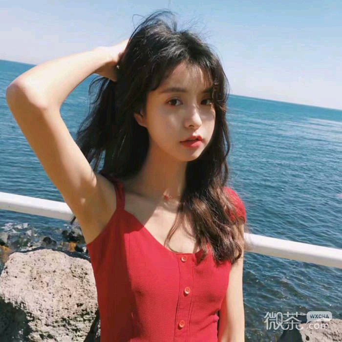 性感高颜值长发微信女头