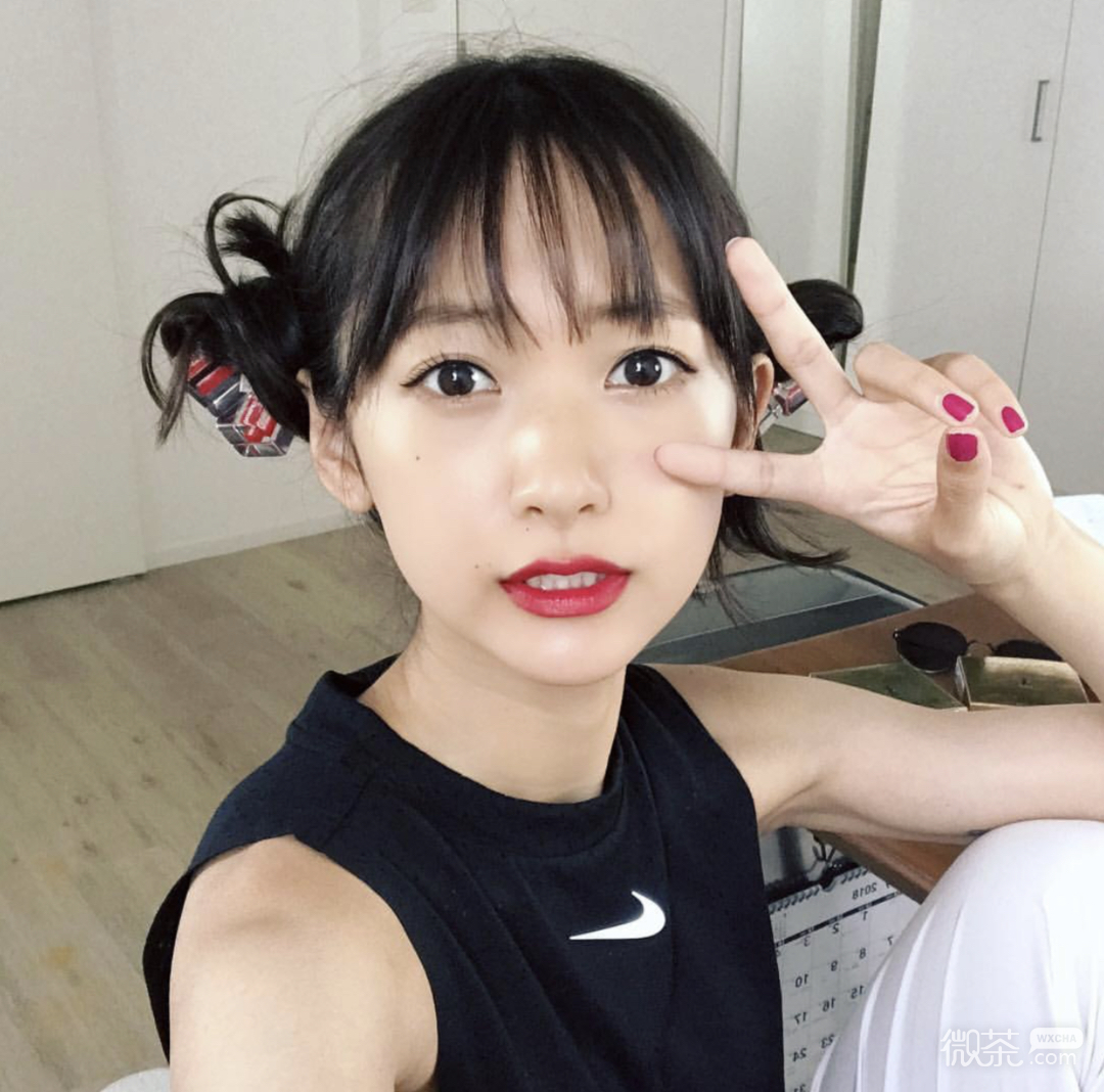 小清新时尚性感迷人微信女头