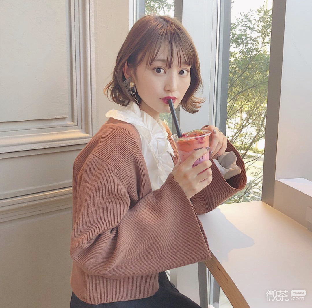 微信清新文艺长发女头