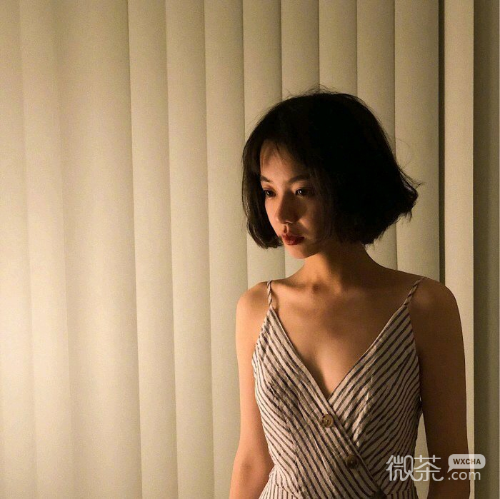 清纯漂亮时尚微信女头