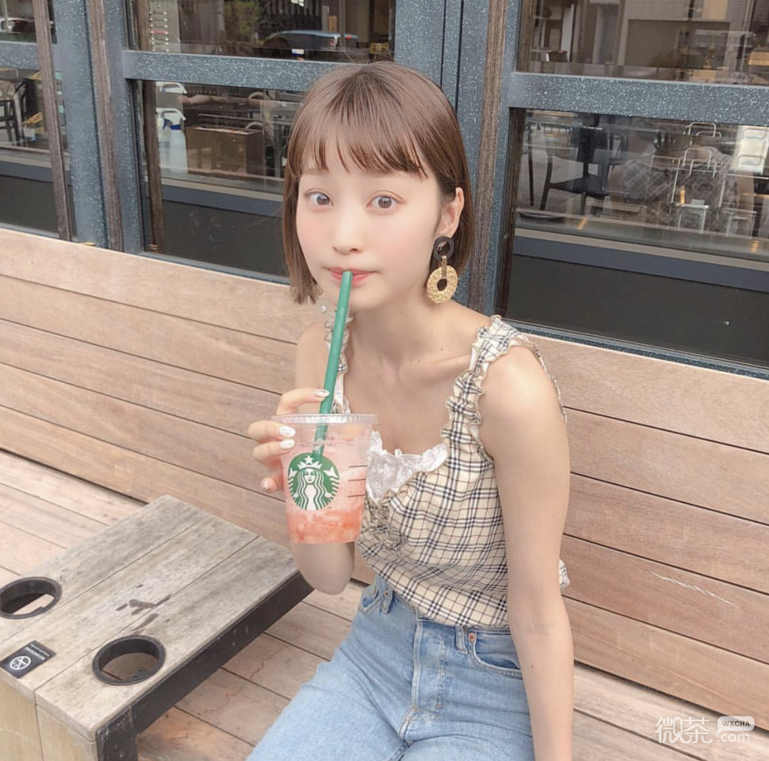 微信清新文艺长发女头