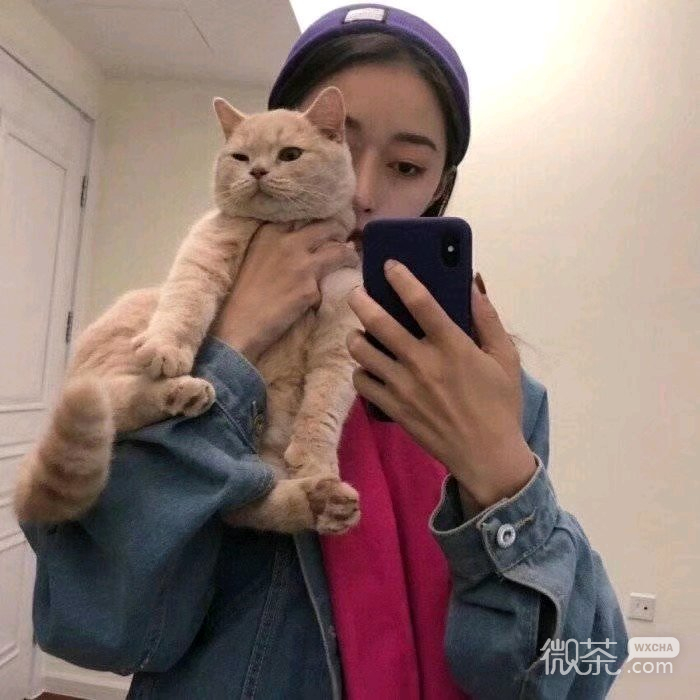 清纯漂亮时尚微信女头