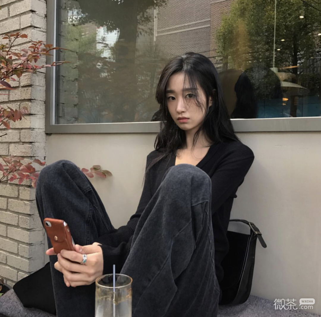 清纯漂亮时尚微信女头