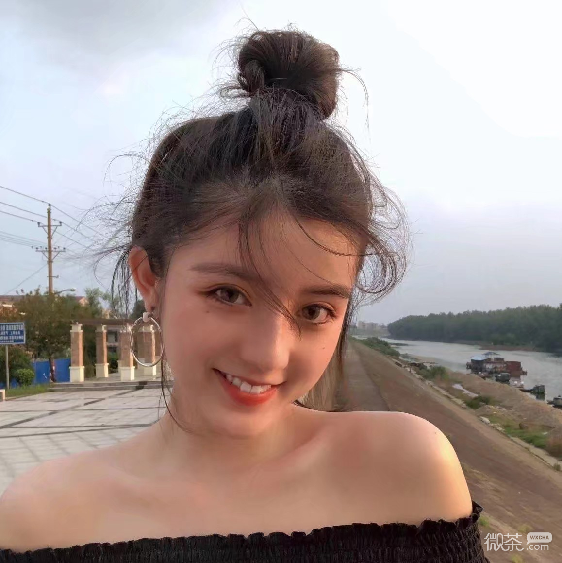清纯漂亮时尚微信女头