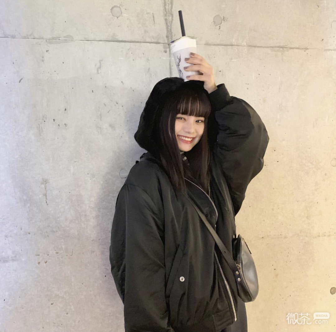微信清新文艺长发女头