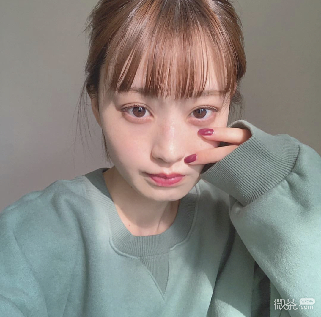 微信清新文艺长发女头