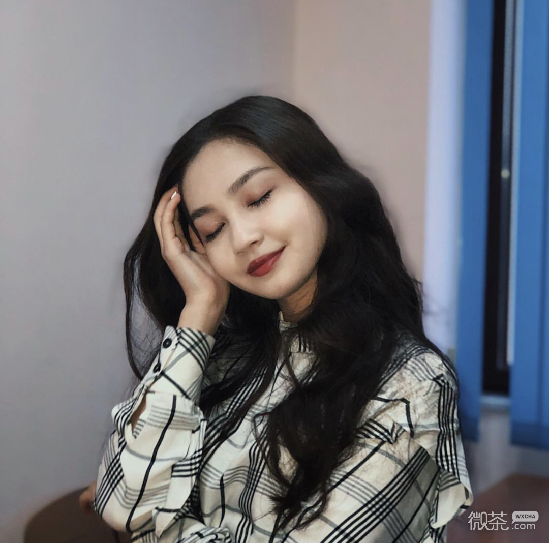 微信漂亮文艺清纯女头