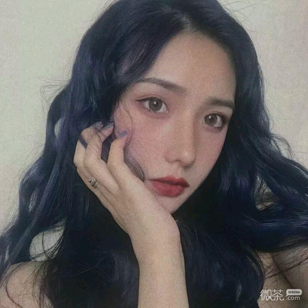 微信时尚青春迷人女头