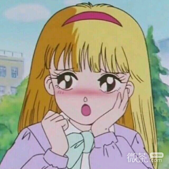 微信时尚青春迷人女头