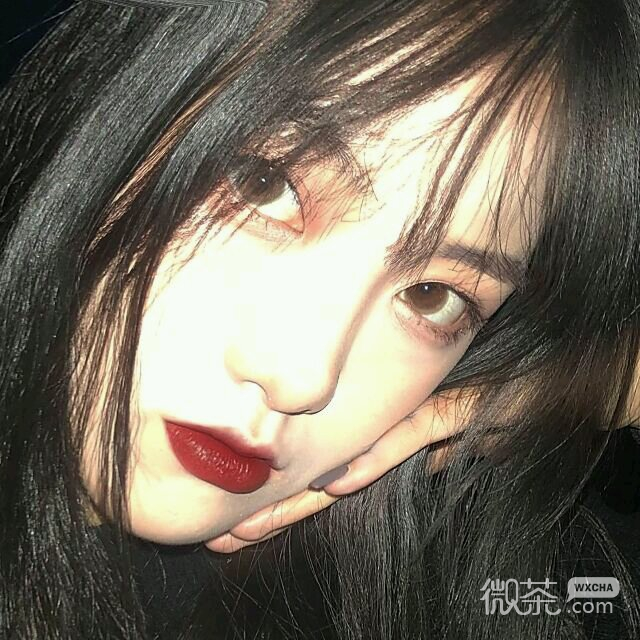 微信时尚青春迷人女头