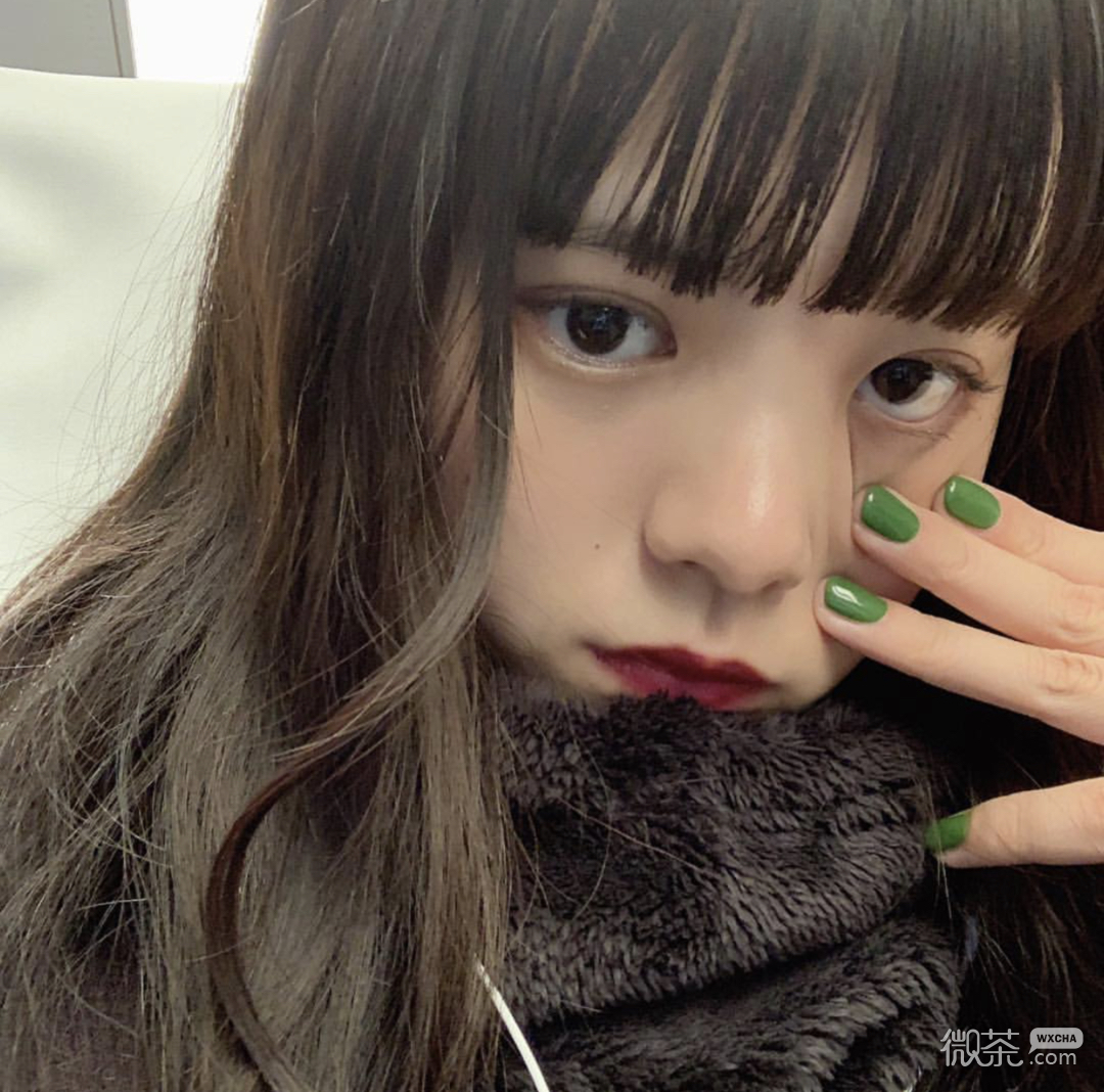 微信清新文艺长发女头