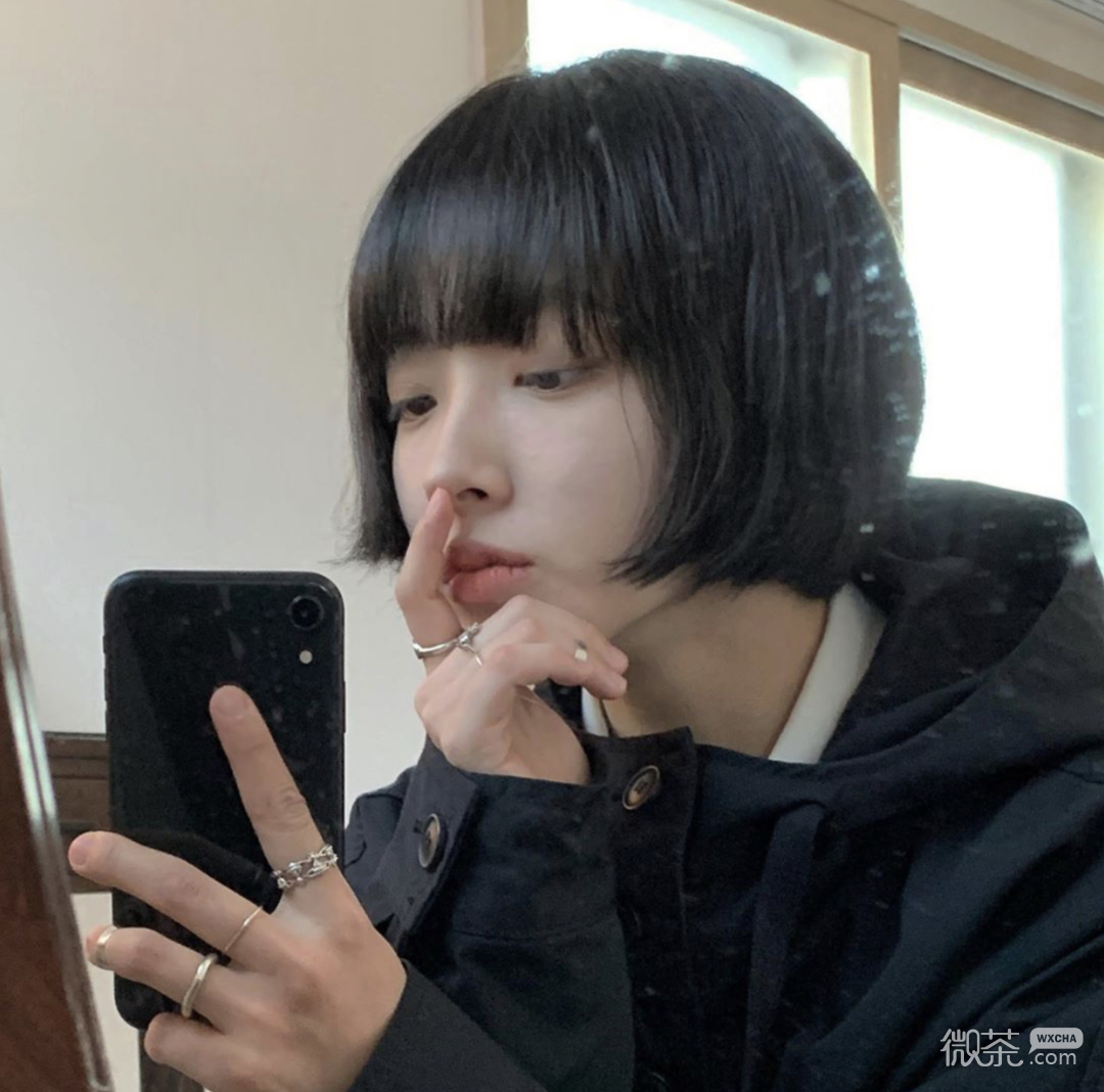 清纯漂亮时尚微信女头