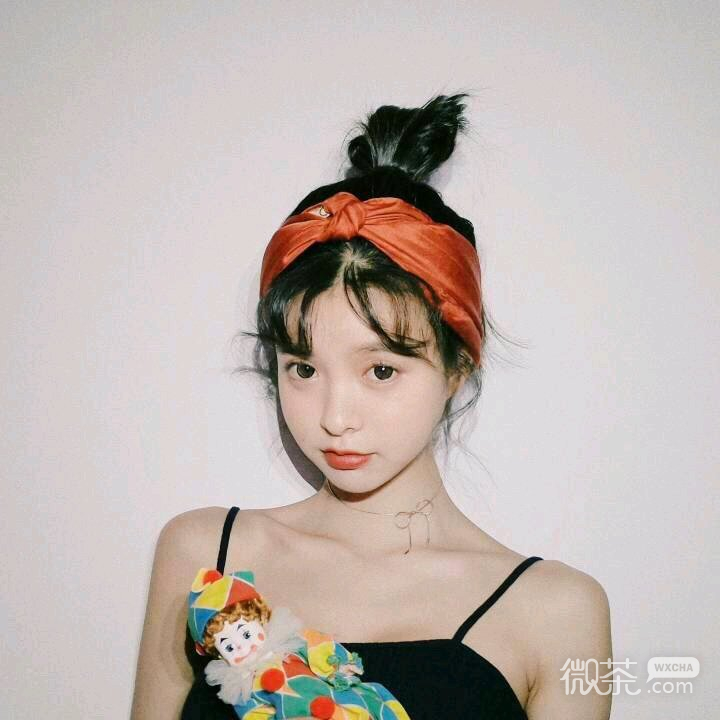 高颜值文艺清新微信女头