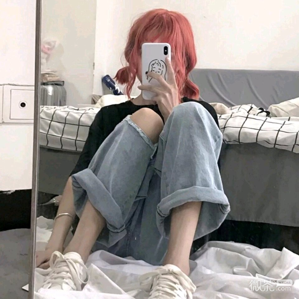 清新时尚漂亮微信女头