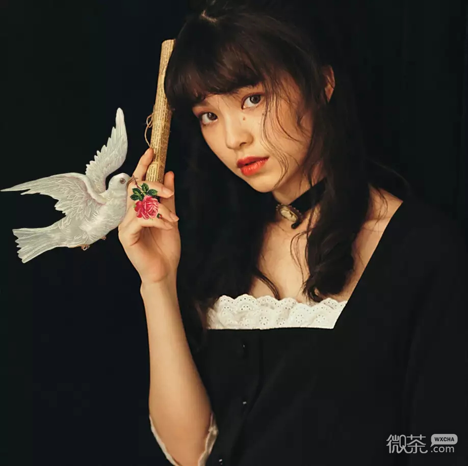 高颜值文艺清新微信女头