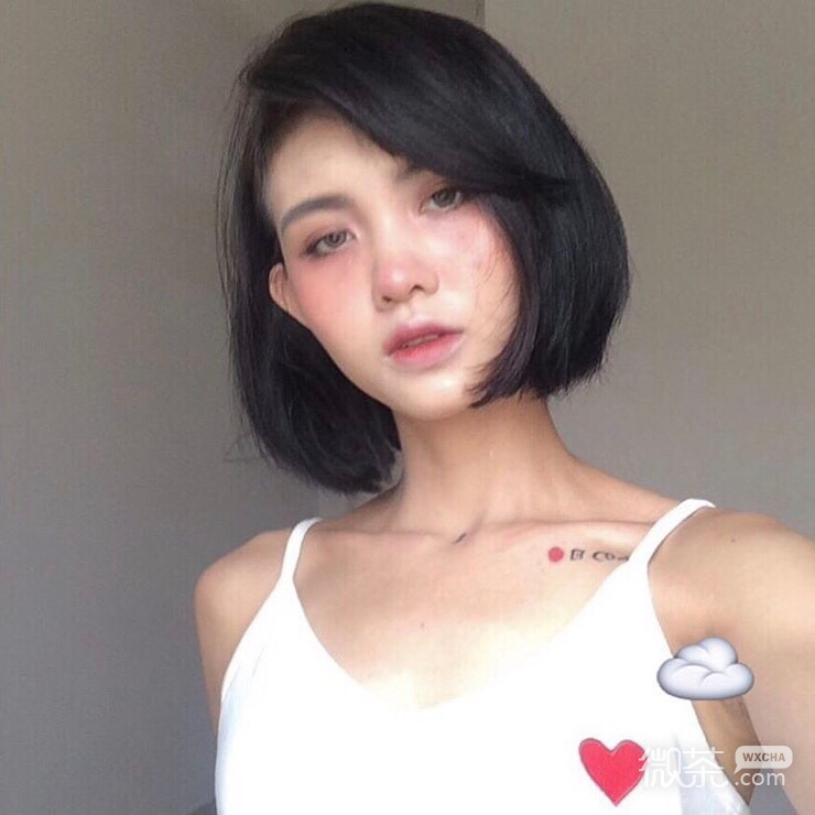 微信非主流性感网红女头