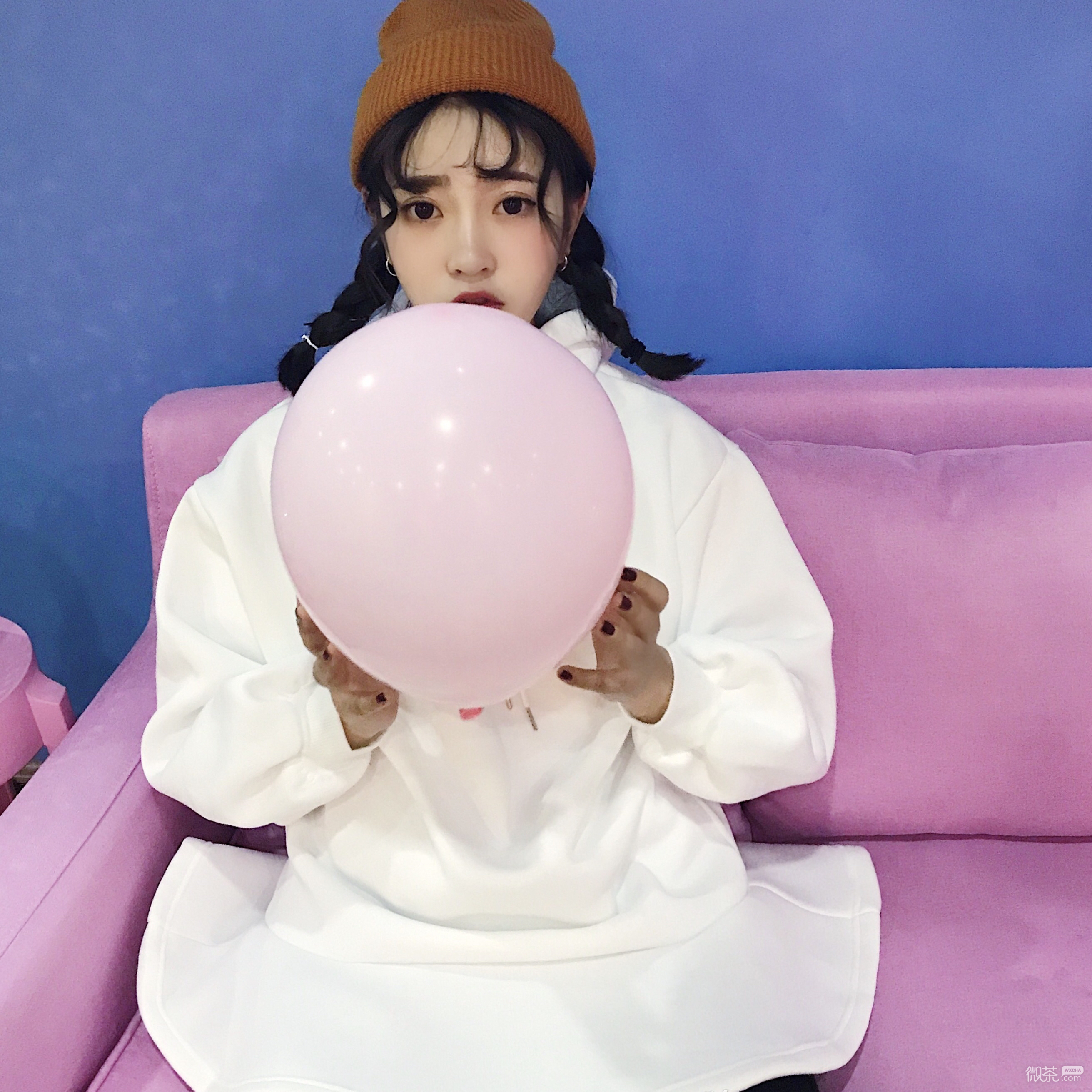 微信非主流性感网红女头