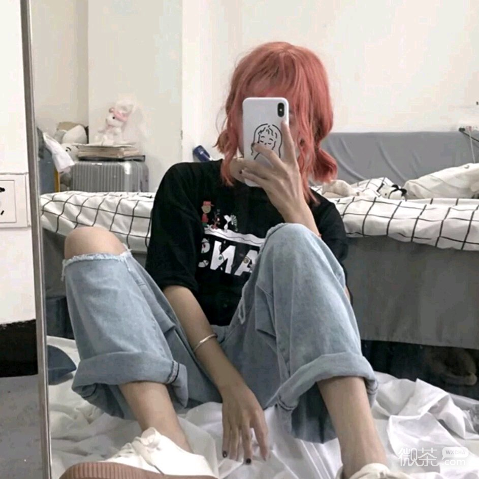 清新时尚漂亮微信女头
