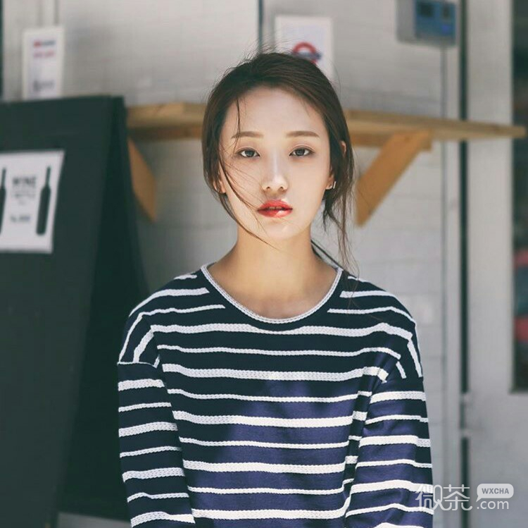 高颜值文艺清新微信女头