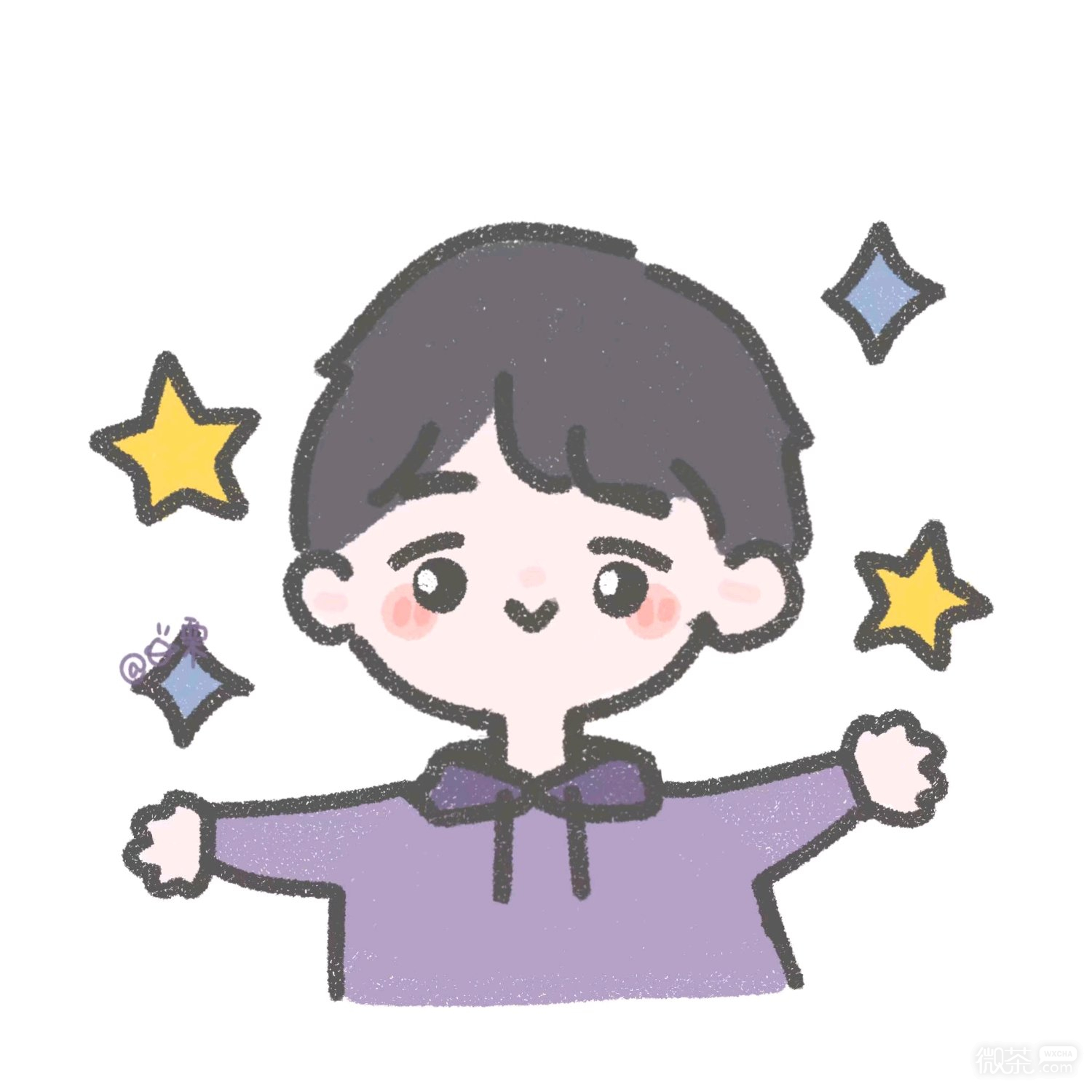 微信清新温馨情侣头像