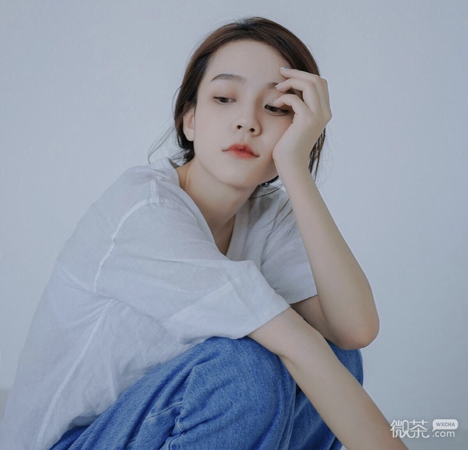 高颜值文艺清新微信女头