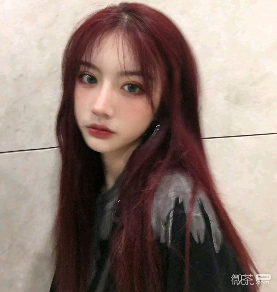 清新时尚漂亮微信女头