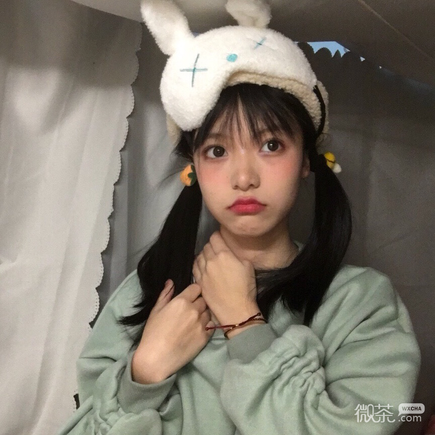 微信小清新清纯气质女头