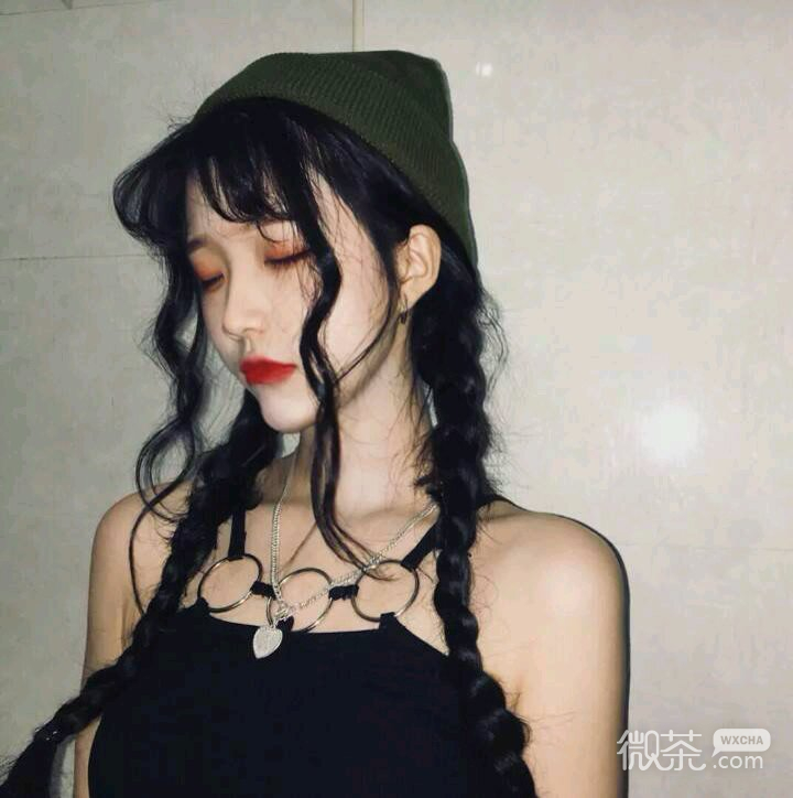 微信小清新清纯气质女头