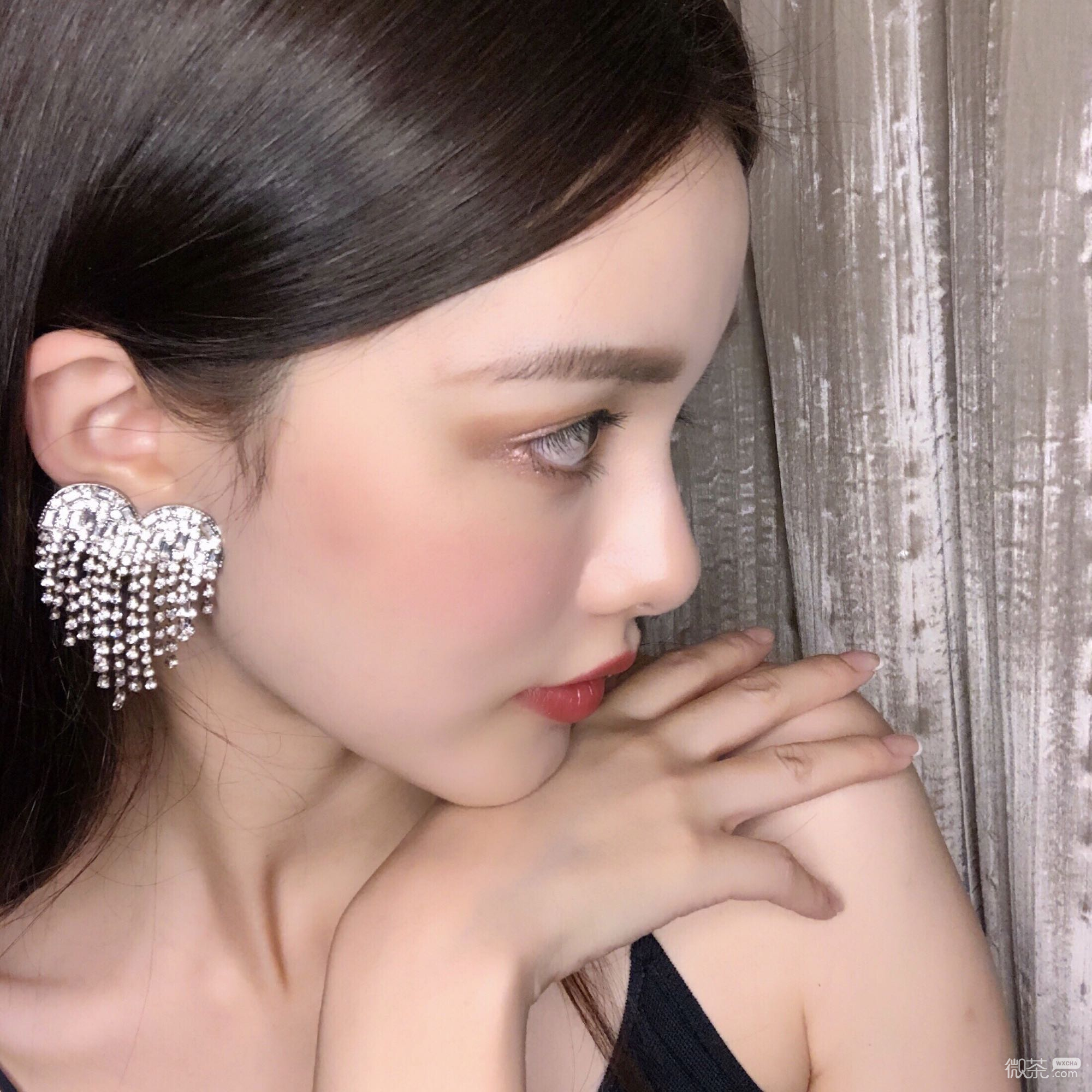 长发清新高颜值性感女头