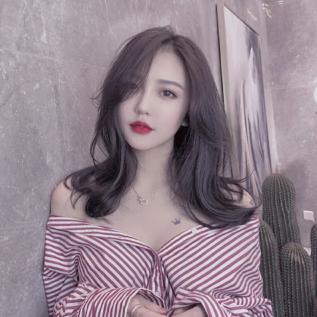 长发性感时尚清新性感微信女头