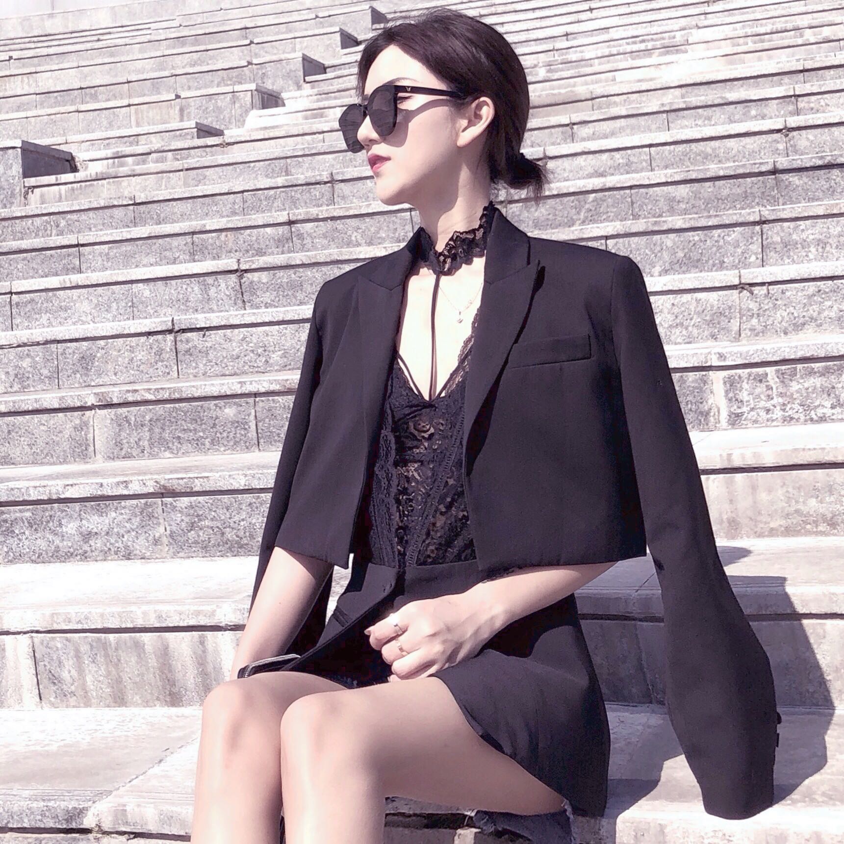 长发性感时尚清新性感微信女头