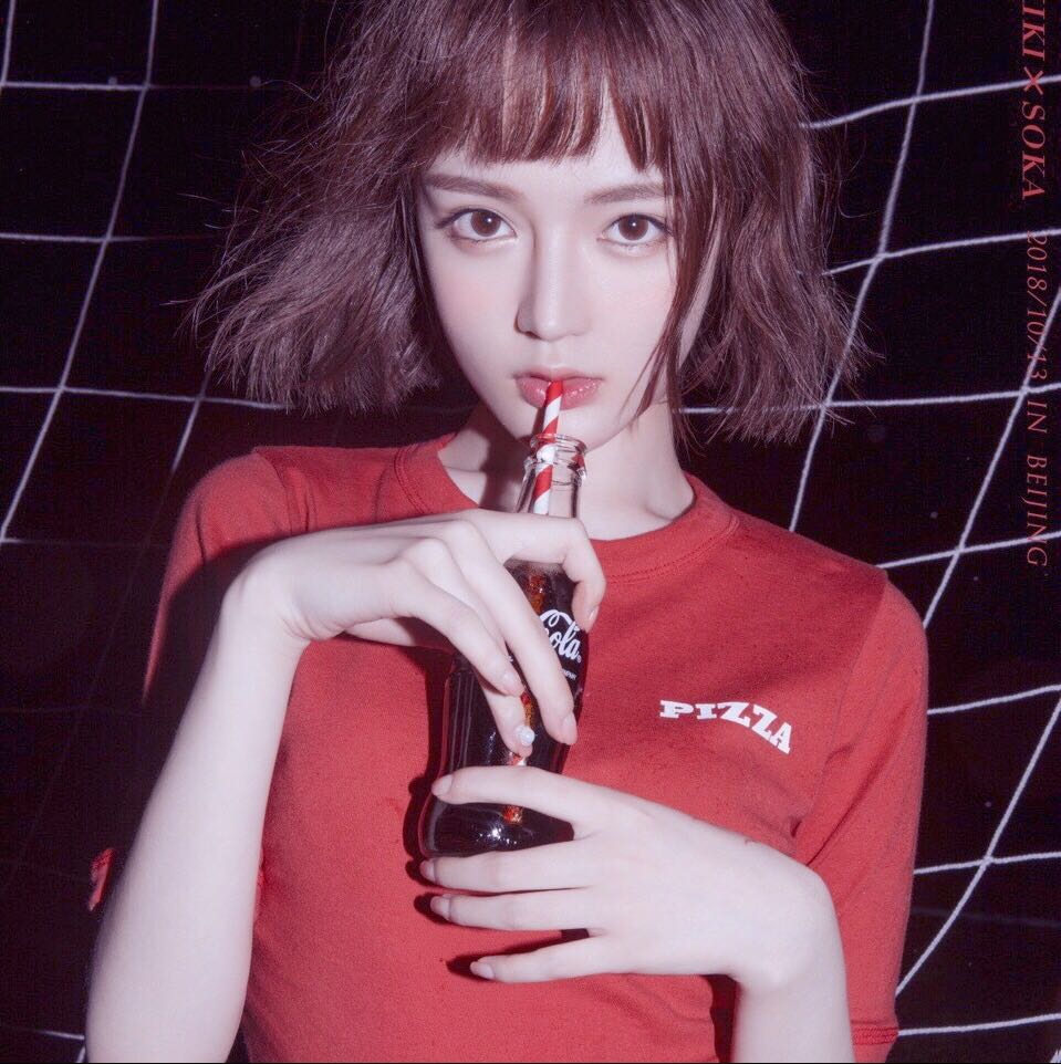 长发性感时尚清新性感微信女头