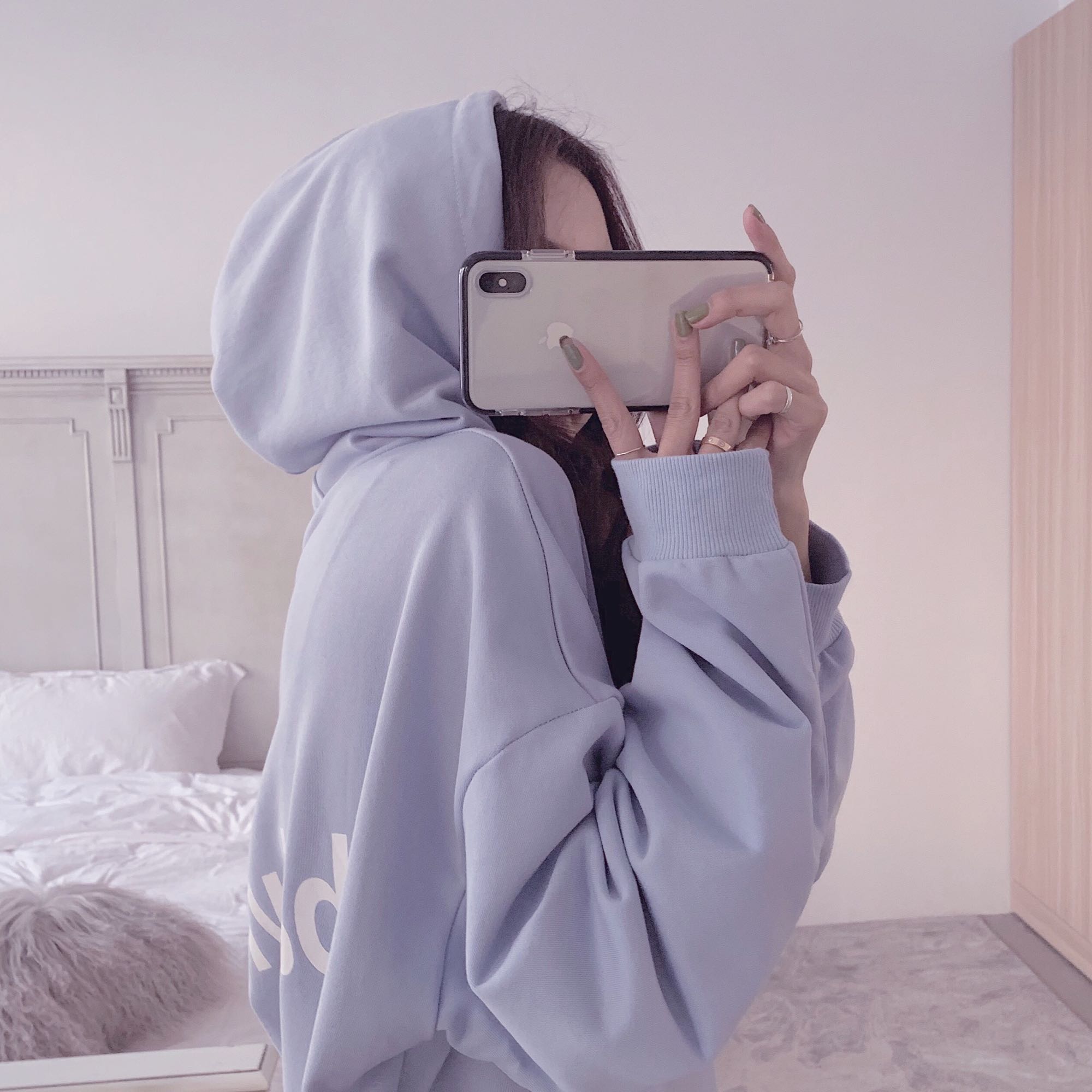 长发性感时尚清新性感微信女头