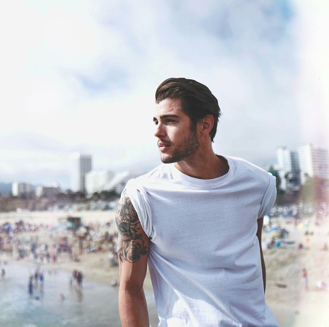 微信帅气纹身欧美男头